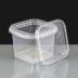 SQUARE 360ml Clear Tamperproof Container and Lid