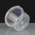 365ml Clear Round 105mm Diameter Tamperproof Container