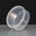 400ml Clear Round 122mm Diameter Tamperproof Container