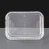 480ml Rectangular Clear Tamperproof Container and Lid