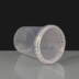 520ml Clear Round 97mm Diameter Tamperproof Container and Lid
