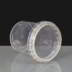 155ml Clear Round 69mm Diameter Tamperproof Container