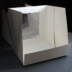 White Windowed Gateaux Cake Box 257mm / 10 inches Cubed