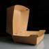 Large Biodegradable Kraft Clam Shell Burger Box
