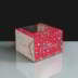 Premium Windowed Christmas SNOWFLAKE Cake Boxes 6x6x4