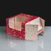 Premium Windowed Christmas SNOWFLAKE Cake Boxes 6x6x4