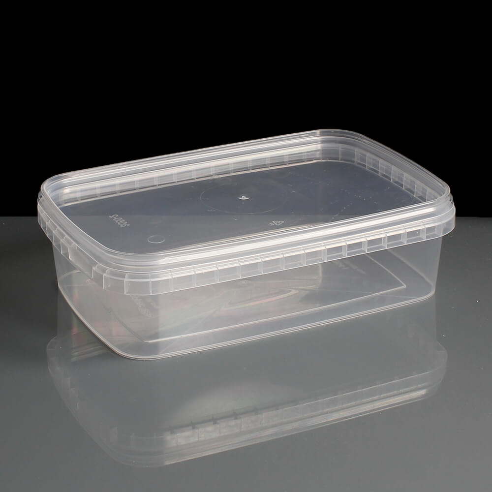 800ml Rectangular Tamper Evident Container and Lids