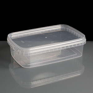 800ml Rectangular Tamperproof Container and Lids