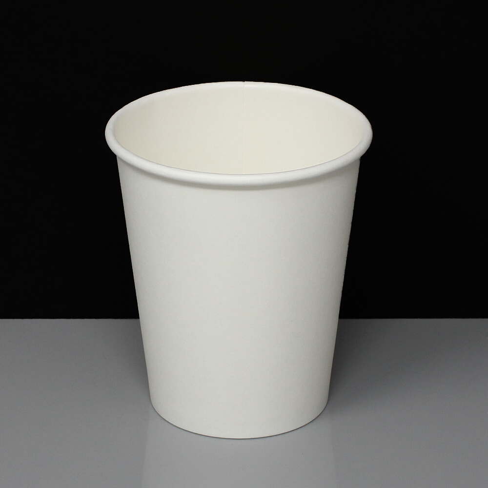 White 8oz Plain Paper Coffee Hot Drink Cups White 8oz Plain Paper Coffee Hot Drink Cups