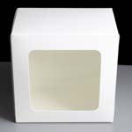 50 Folding Window Cake Boxes 8 x 8 x 5 50 Folding Window Cake Boxes 8 x 8 x 5