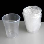 Individually Wrapped Disposable 250ml Plastic Cup