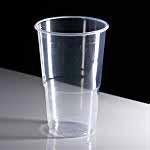 Biodegradable Plastic Half Pint Glasses - 285ml To Line - CE Stamped