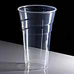 Biodegradable Plastic Pint Glasses - 570ml To Line - CE Stamped