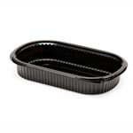Deluxe Black Microwavable 30oz Container