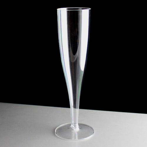 plastic flute glasses