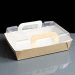 Vision+ 850ml Ovenable Food Tray With Clear Lid: Box of 100