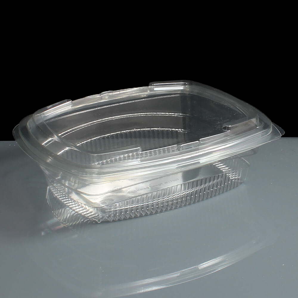 Anson Fresco 750cc Clear Plastic Hinged Salad Containers