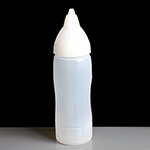 Araven 00554 350ml Non Drip Squeeze Sauce Bottle Translucent Nozzle