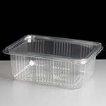Crystal 500cc Clear Hinged Salad Container