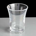 25ml Clear Reusable Plastic Shot Glasses CE