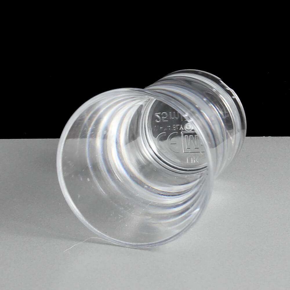 Clear 25ml Reusable Plastic Shot Glasses CE