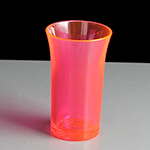 50ml Reusable Neon Red / Pink Shot Glass - CE Stamped