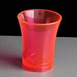 25ml Reusable Neon Red / Pink Shot Glass