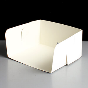 Folding Swedish Cake Tray Open Box- 5 x 4.5 x 2.5inches - Box of 500