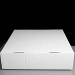 Shallow Heavy Duty Folding Cake Box 10x10x3