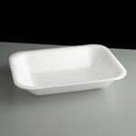 White Polystyrene Chip Tray