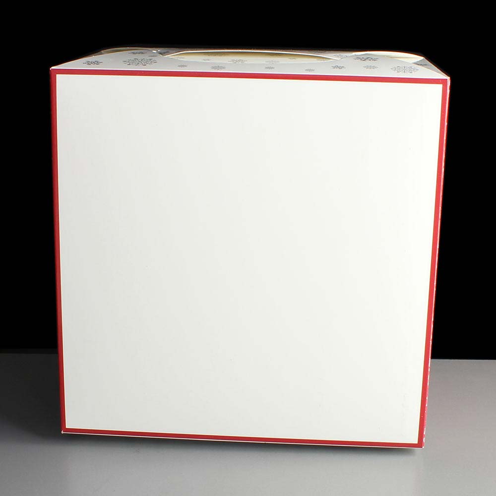 Premium Windowed Christmas SNOWFLAKE Cake Boxes 8x8x5