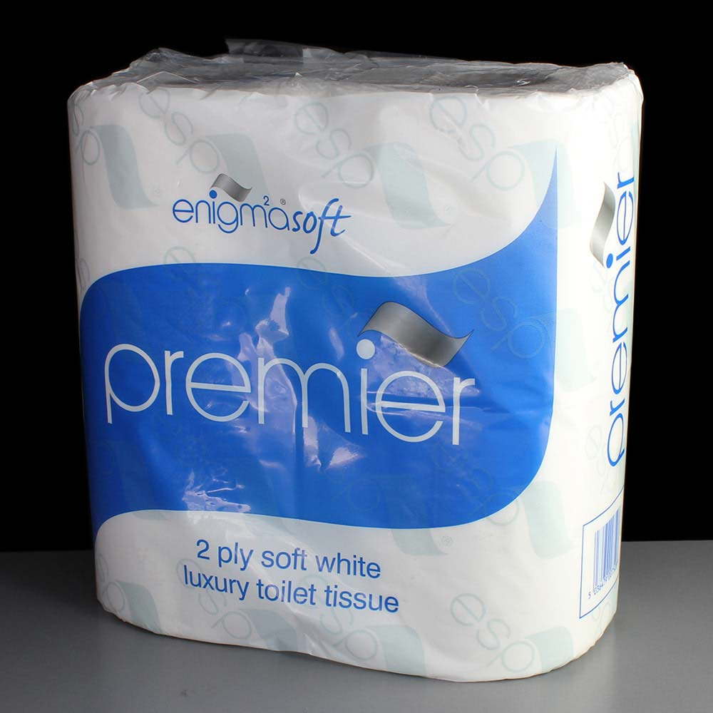 Enigma Soft 2 Ply Premier White Toilet Tissue Enigma Soft 2 Ply Premier White Toilet Tissue