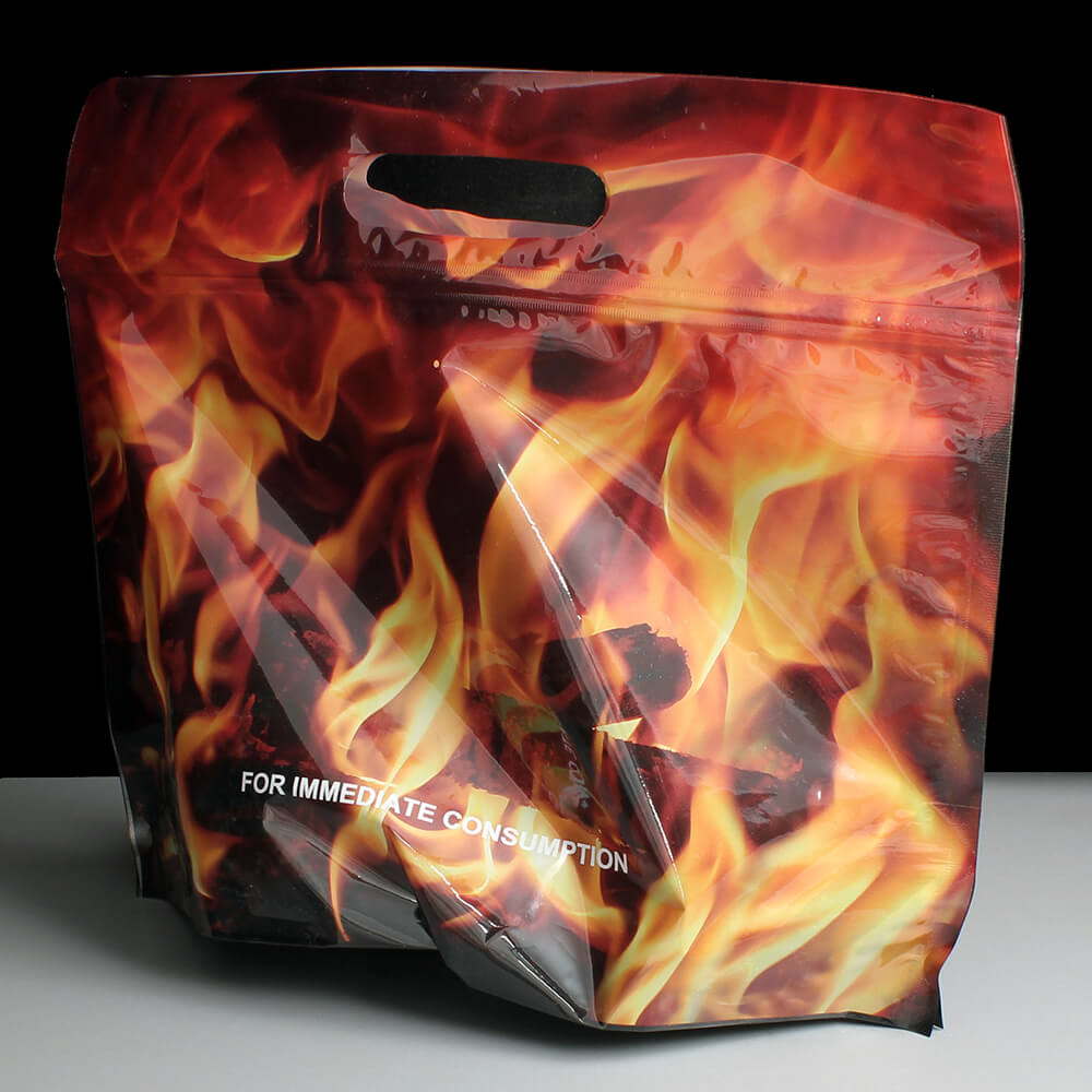 Large Hot Deli Chicken Zip Lock Bags Clear Window