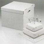 Heavy Duty Stacked Cake Box & Lid for 14