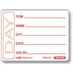 Large Item, Name, Date, Use By Labels - Roll of 500