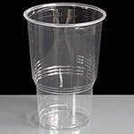 Huhtamaki Half Pint PLA Biodegradable Plastic Glasses - CE Marked