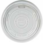 Biodegradable Lid for 12 & 16oz INGEO Paper Soup Container