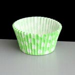 Lime Green Polka Dot Cupcake or Muffin Cases Pack of 180
