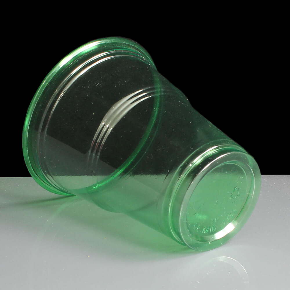 Disposable 12oz Green PET Plastic Glasses Buy OnLine