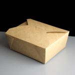 Biodegradable Leak-Proof Food Carton No.8 Brown - 46oz - Box of 300