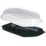 Large Octagonal Clear Sandwich Platter Lid: Box of 50