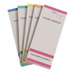 1ply Coloured Restaurant Food Order Pad - 2.5 x 6