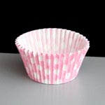 Pink Polka Dot Cupcake or Muffin Cases Pack of 180