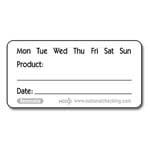 Removable Product Date Labels - Roll of 1000