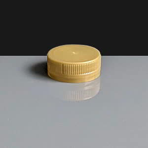 Tamper Evident Round Juice Bottle Lid - Gold (50)