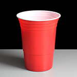 16oz Disposable Red Party Cup