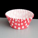 Red Polka Dot Cupcake or Muffin Cases Pack of 180