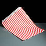Red and White Striped Counter Bags 130x180mm - Box of 1000