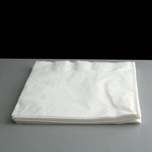Two Ply Standard White Napkins Serviettes by Swantex