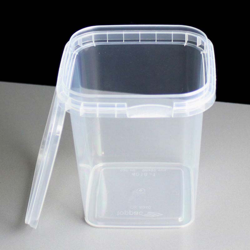 520ml Square Tamper Evident Container & Lids